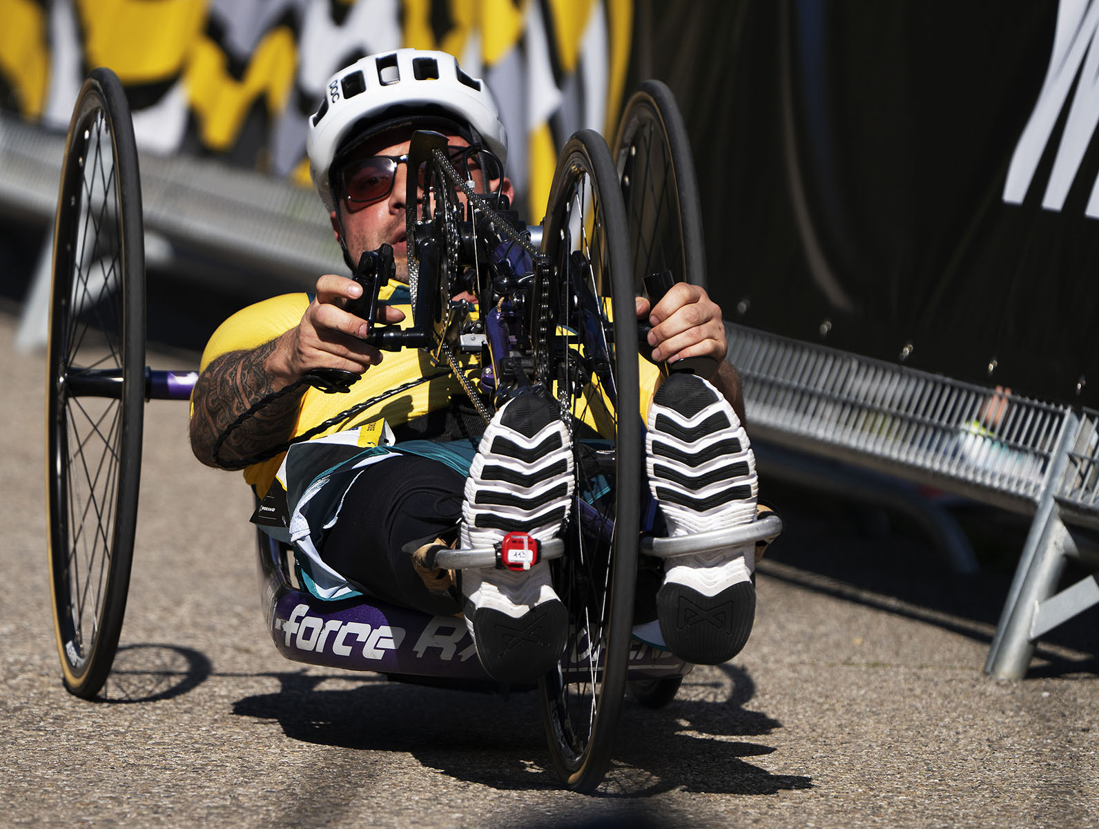 Invictus Games Cycling Road Liegeradrennen Lenny REDROSE Australia