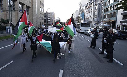 Palästinensische Demonstration in Düsseldorf