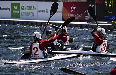 Finals 2023 Rhein-Ruhr Speed Kanu Polo Frauen